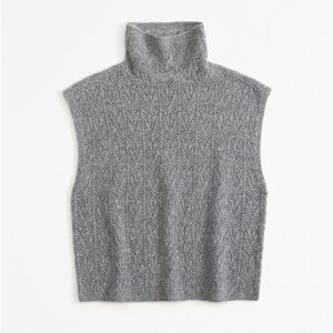 Abercrombie & Fitch Gray Merino Wool-Blend Sweater